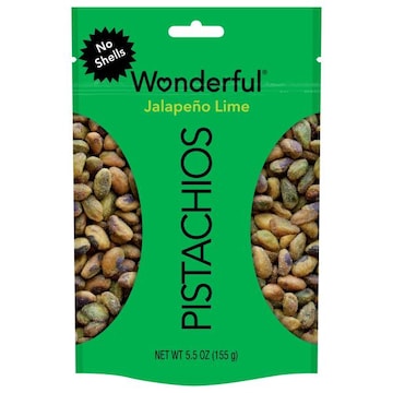 Wonderful Pistachios No Shells Jalapeno Lime Pistachios