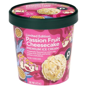 Publix Premium Passion Fruit Cheesecake Ice Cream