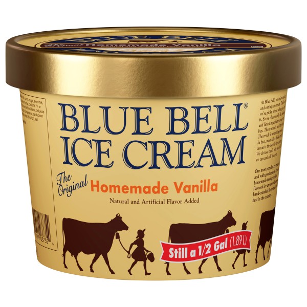 Blue Bell Homemade Vanilla Ice Cream | Publix Super Markets