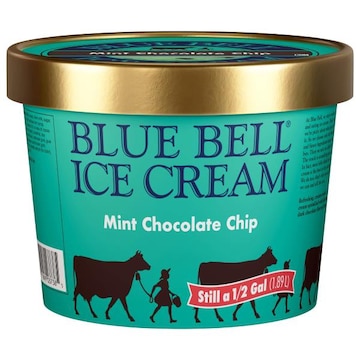 Blue Bell Mint Chocolate Chip Ice Cream