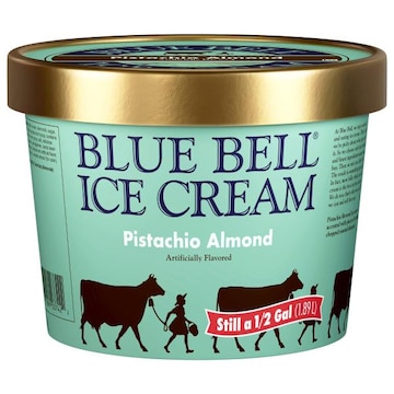 Blue Bell Pistachio Almond Ice Cream