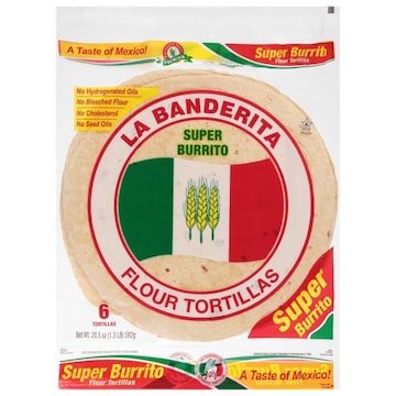 La Banderita Super Burrito Flour Tortillas