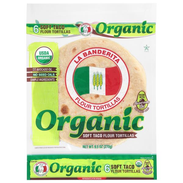 La Banderita Organic Soft Taco Flour Tortillas | Publix Super Markets