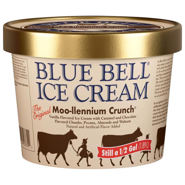Blue Bell Moo-llennium Crunch® Ice Cream Half Gallon | Publix