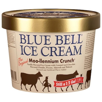 Blue Bell Moo-llennium Crunch® Ice Cream Half Gallon