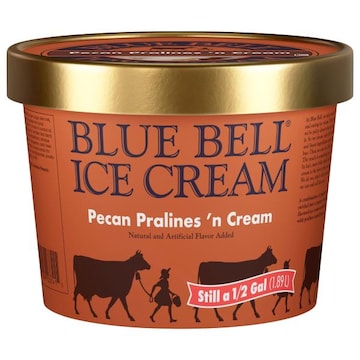 Blue Bell Pecan Pralines 'n Cream Ice Cream
