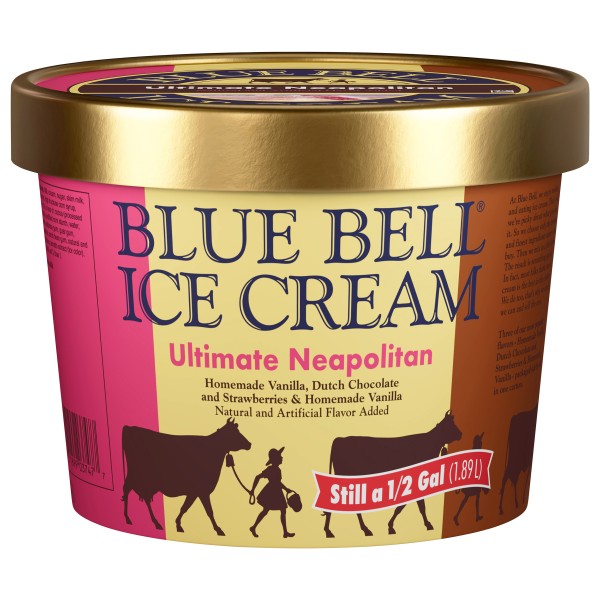 Blue Bell Ultimate Neapolitan Ice Cream | Publix Super Markets