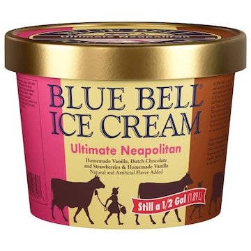 Blue Bell Ultimate Neapolitan Ice Cream