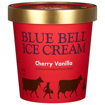 Blue Bell Cherry Vanilla Ice Cream