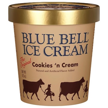 Blue Bell Cookies 'n Cream Ice Cream