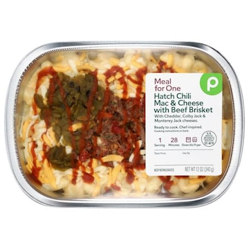 Publix Hatch Chili Mac and Cheese, with Beef Brisket