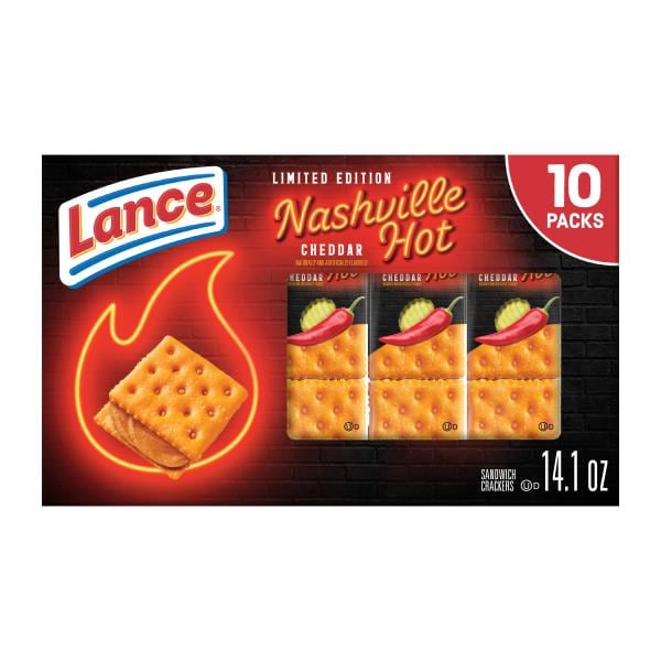 sandwichさん専用　G-RAP 5個数セット Lance® Nashville Hot Cheddar Sandwich Crackers | Publix Super Markets