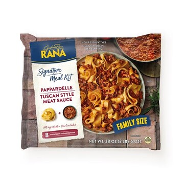 Giovanni Rana Signature Meal Kit Family Size, Pappardelle Tuscan Style with Meat Sauce