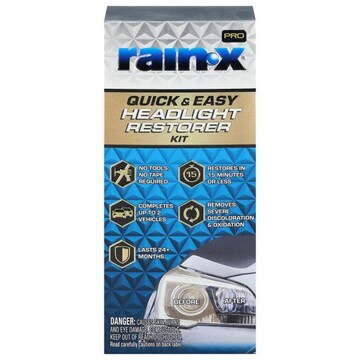 Rain-X Pro Quick & Easy Headlight Restorer Kit