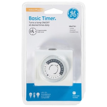 GE Indoor/Plug-In Basic Timer