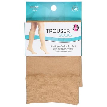 On the Go! Nude Womens Trouser Socks