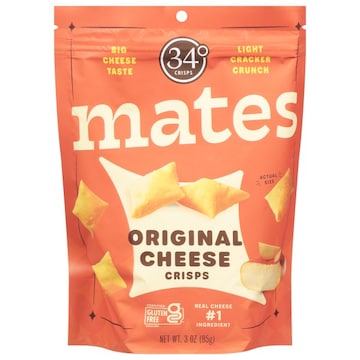 34 Degrees Mates Original Cheese Crisps
