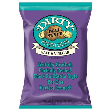 "Dirty" Deli Style Salt & Vinegar Potato Chips