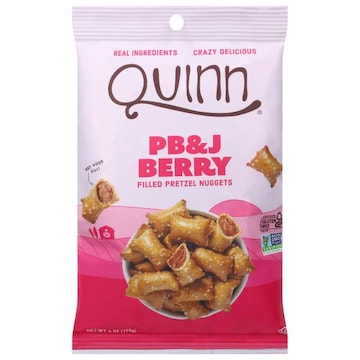 Quinn Filled PB&J Berry Pretzel Nuggets
