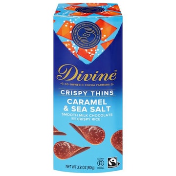 Divine Caramel & Sea Salt Crispy Thins