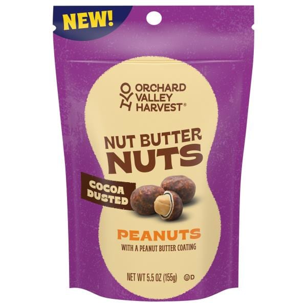 Orchard Valley Harvest Nut Butter Nuts Cocoa Dusted Peanuts with a