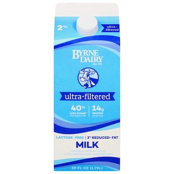 Byrne Dairy Ultra-Filtered Lactose-Free 2% Reduced Fat Milk