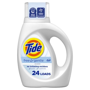 Tide Free & Gentle Liquid Laundry Detergent, 24 Loads