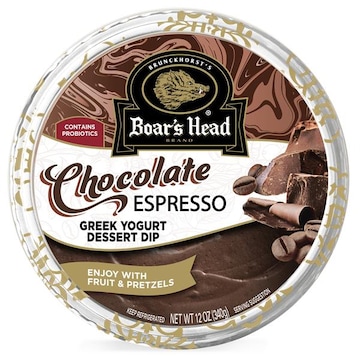 Boar's Head Espresso Dark Chocolate Greek, Yogurt Dip