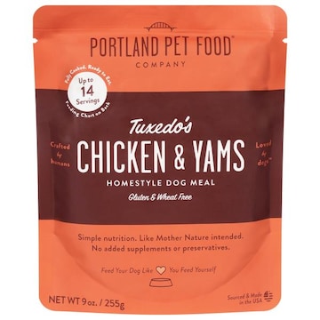 Portland Pet Food Company Gluten & Wheat Free Homestyle Tuxedo's Chicken & Yams Dog Meal