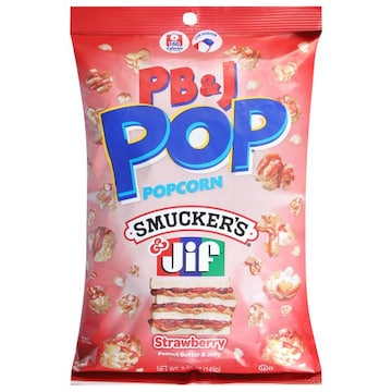 PB&J Pop Strawberry Peanut Butter & Jelly Popcorn
