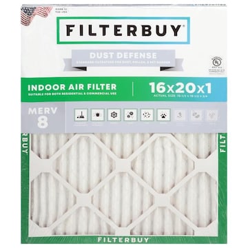 Filterbuy 16x20x1 M8, Air Filter