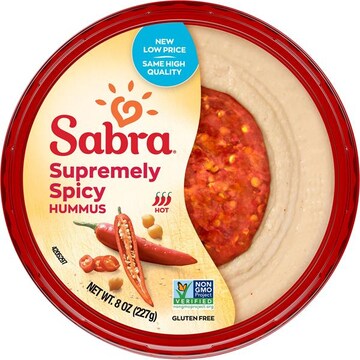 Sabra Sabra Hummus Supremely Spicy 8 Oz