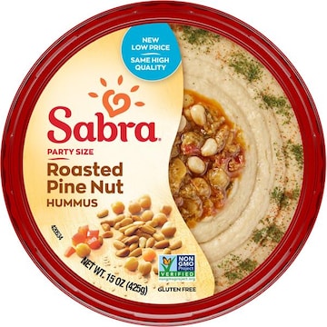 Sabra Sabra Hummus Roasted Pine Nuts 15 Oz