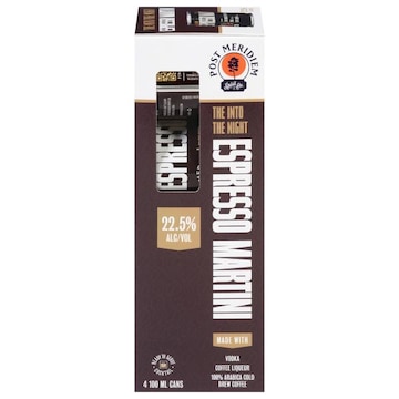 Post Meridiem Espresso Martini Vodka Coffee Liqueur