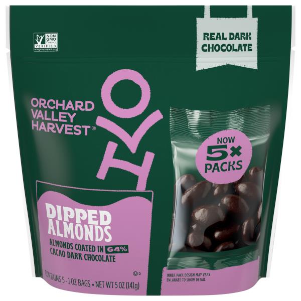 Orchard Valley Harvest Real Dark Chocolate Dipped Almonds | Publix