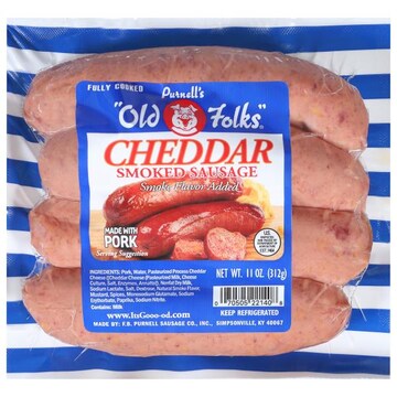 Purnell's "Old Folks" Smoked Cheddar Sausage
