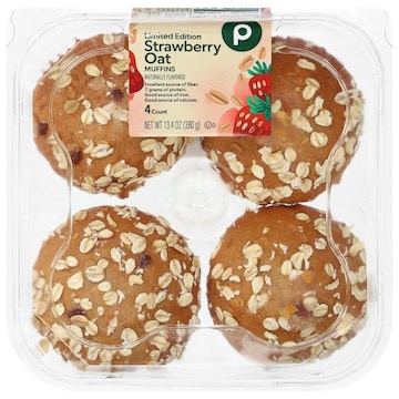 Strawberry Oat Muffin 4-Count
