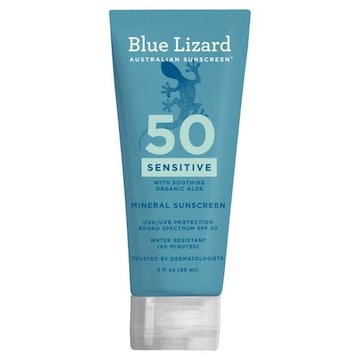 Blue Lizard Sensitive Australian Broad Spectrum SPF 50 Mineral Sunscreen