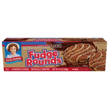 Little Debbie Fudge Rounds Sandwich Cookies