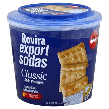 Rovira Crackers, Soda, Classic, Family Size