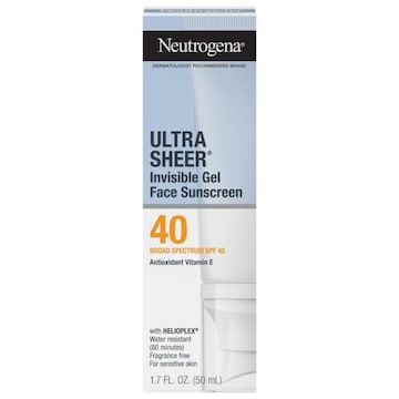 Neutrogena Ultra Sheer Invisible Gel Broad Spectrum SPF 40 Face Sunscreen
