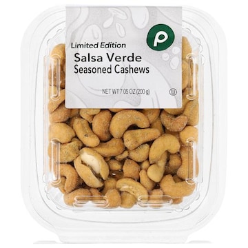 Publix Salsa Verde, Seasoned Cashews