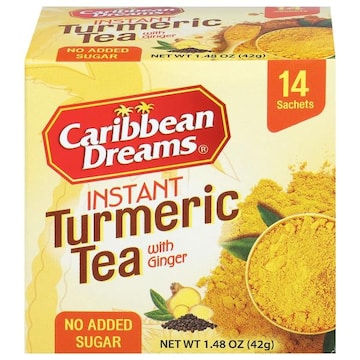 Caribbean Dreams Instant Turmeric Tea with Ginger