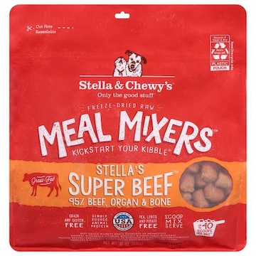 Stella & Chewy's Freeze-Dried Raw Complete & Balanced Nutrition Stella's Super Beef Meal Mixers