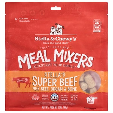 Stella & Chewy's Freeze-Dried Raw Complete & Balanced Nutrition Stella's Super Beef Meal Mixers
