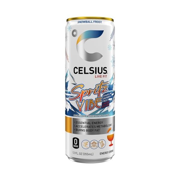 Celsius Sparkling Spritz Vibe Limited Edition, Sugar Free Energy