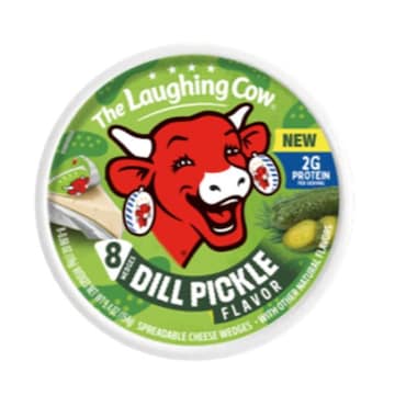 The Laughing Cow Creamy Dill Pickle Flavor Spreadable Cheese Wedges