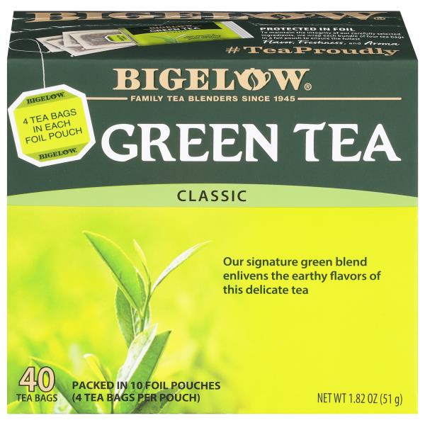 Bigelow Green Tea, Classic, Bags Publix Super Markets