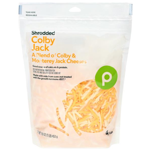 Publix Colby Jack, Shredded Cheese 16oz | Publix Super Markets