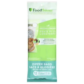 FoodSaver 1 Gallon Zipper Bags